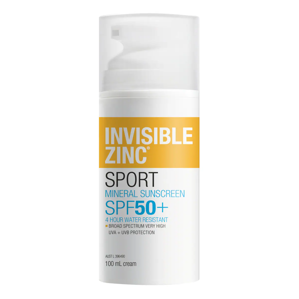 Thumbnail Invisible Zinc Sunscreen 4 Hour Water Resistant SPF50+ 100ml