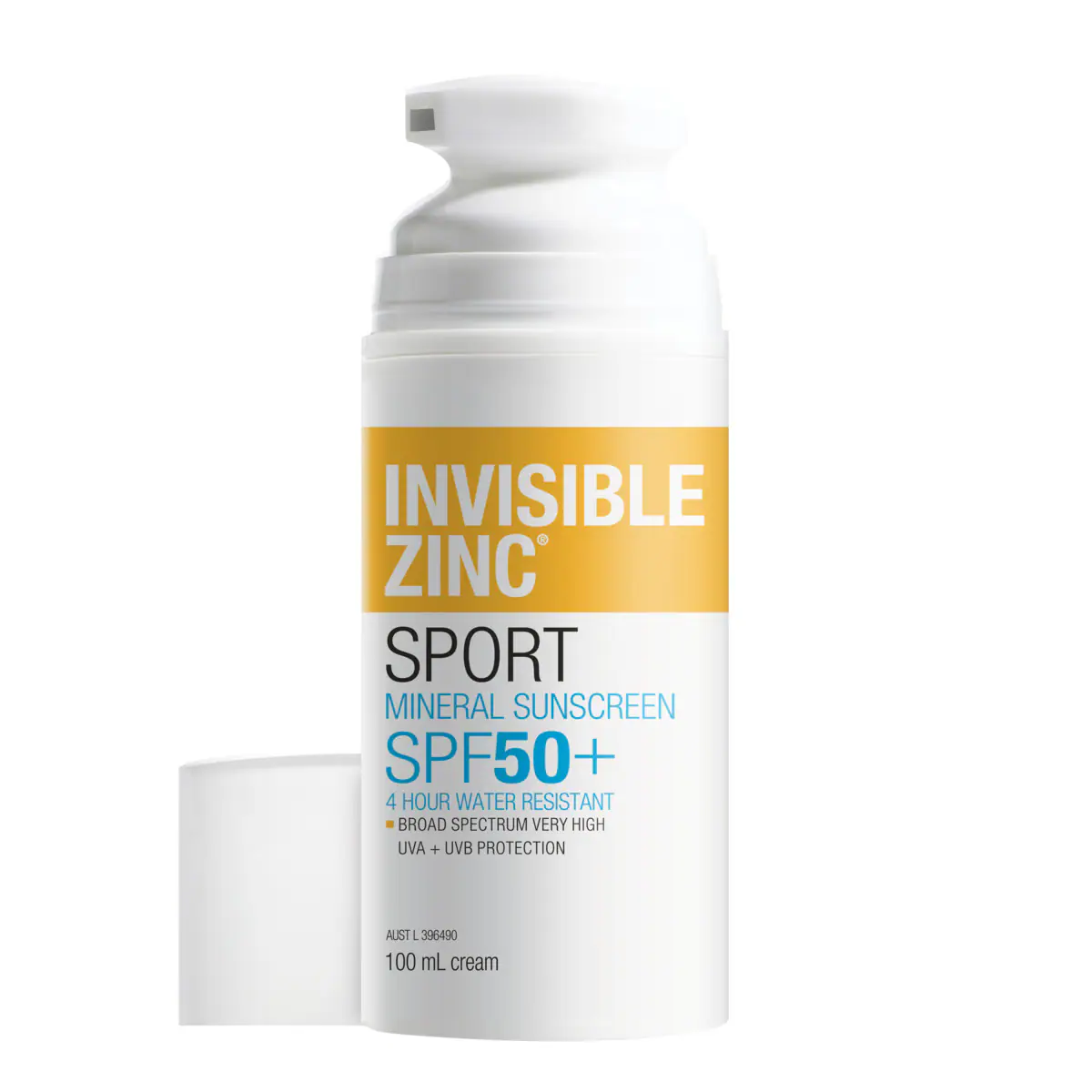 Thumbnail Invisible Zinc Sunscreen 4 Hour Water Resistant SPF50+ 100ml