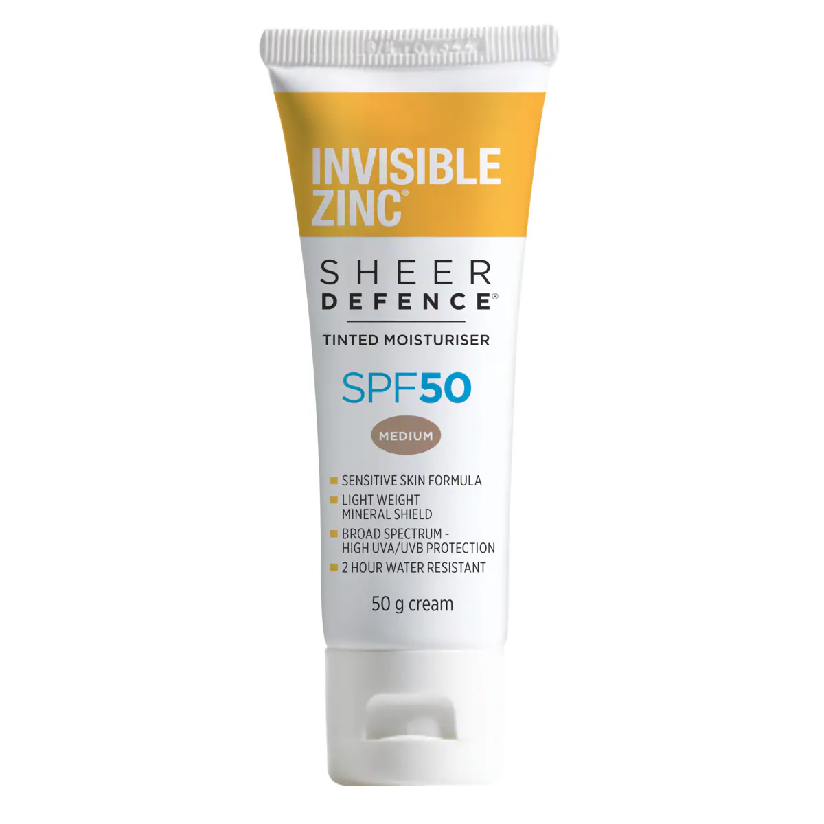 Thumbnail Invisible Zinc Sheer Defence Tinted Moisturiser SPF50 - 50g