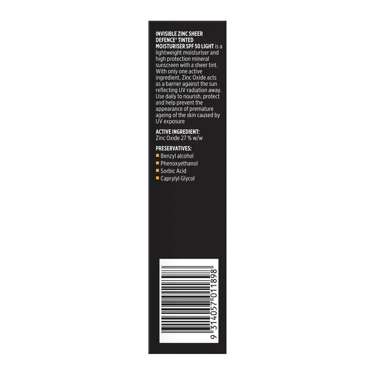 Thumbnail Invisible Zinc Sheer Defence Tinted Moisturiser SPF50 - 50g