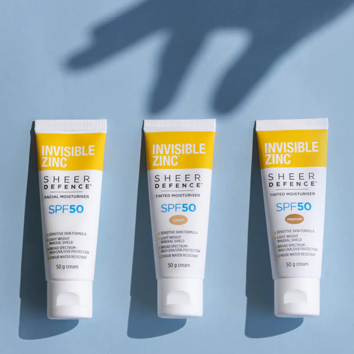 Thumbnail Invisible Zinc Sheer Defence Tinted Moisturiser SPF50 - 50g