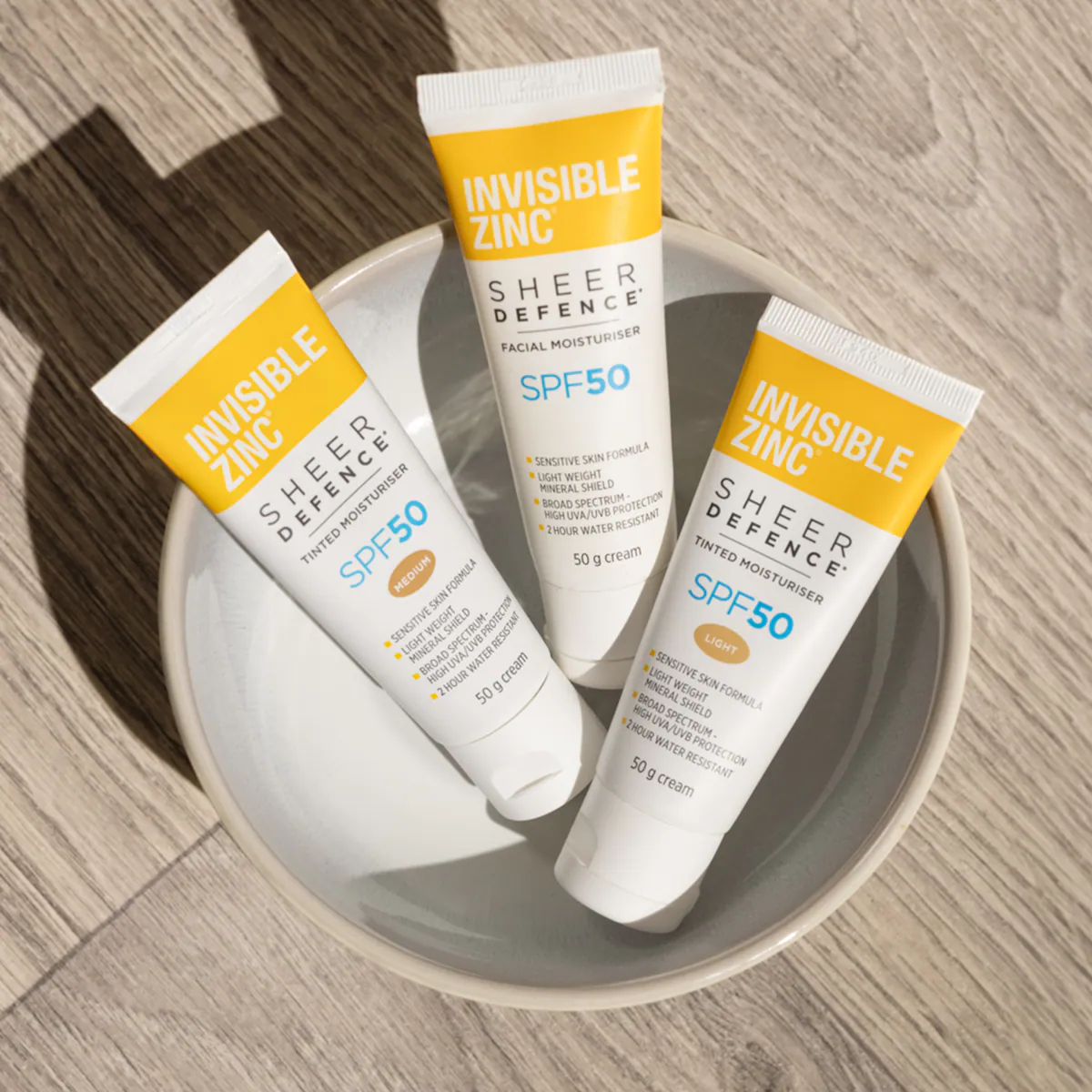 Thumbnail Invisible Zinc Sheer Defence Tinted Moisturiser SPF50 - 50g
