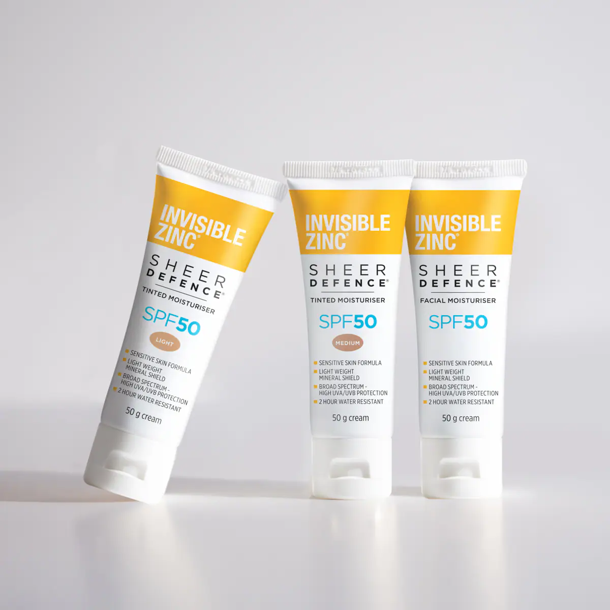 Thumbnail Invisible Zinc Sheer Defence Tinted Moisturiser SPF50 - 50g