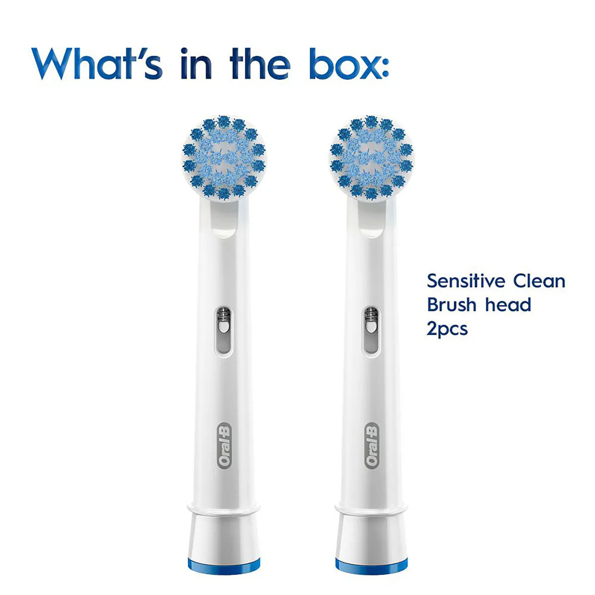 Thumbnail Oral B Sensitive Clean Replacement Toothbrush Heads 2 Pack