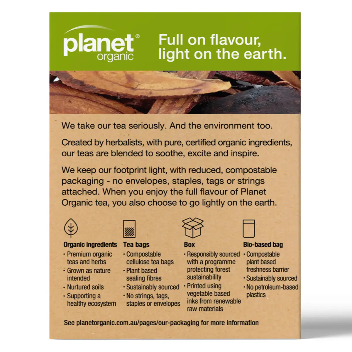 Thumbnail Planet Organic Licorice Tea 25 Tea Bags