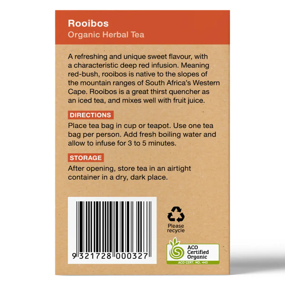 Thumbnail Planet Organic Rooibos Tea 25 Tea Bags