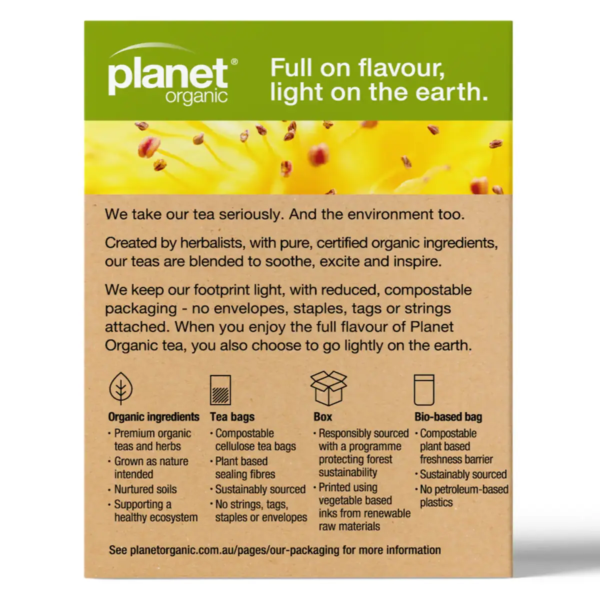 Thumbnail Planet Organic St Johns Wort Herbal Tea 25 Tea Bags