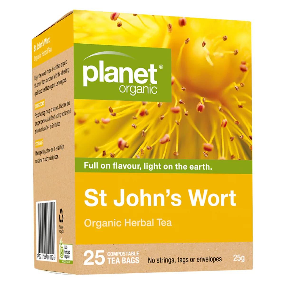 Thumbnail Planet Organic St Johns Wort Herbal Tea 25 Tea Bags
