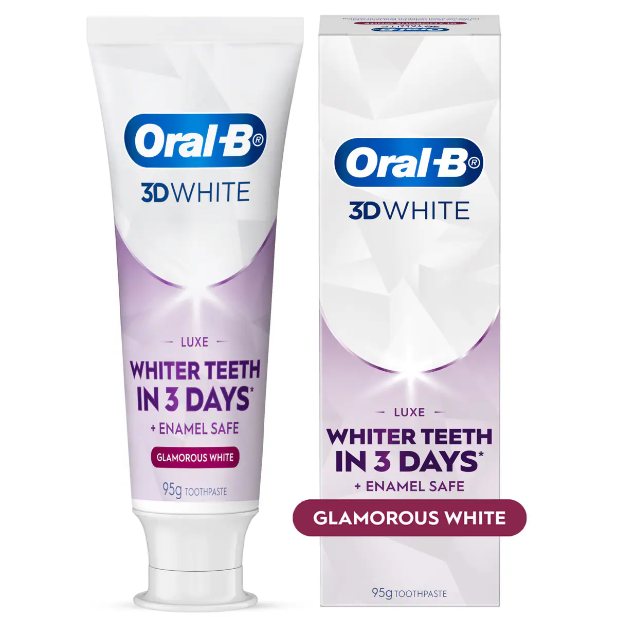 Thumbnail Oral B Toothpaste 3D White Luxe Glamorous White Paste 95g