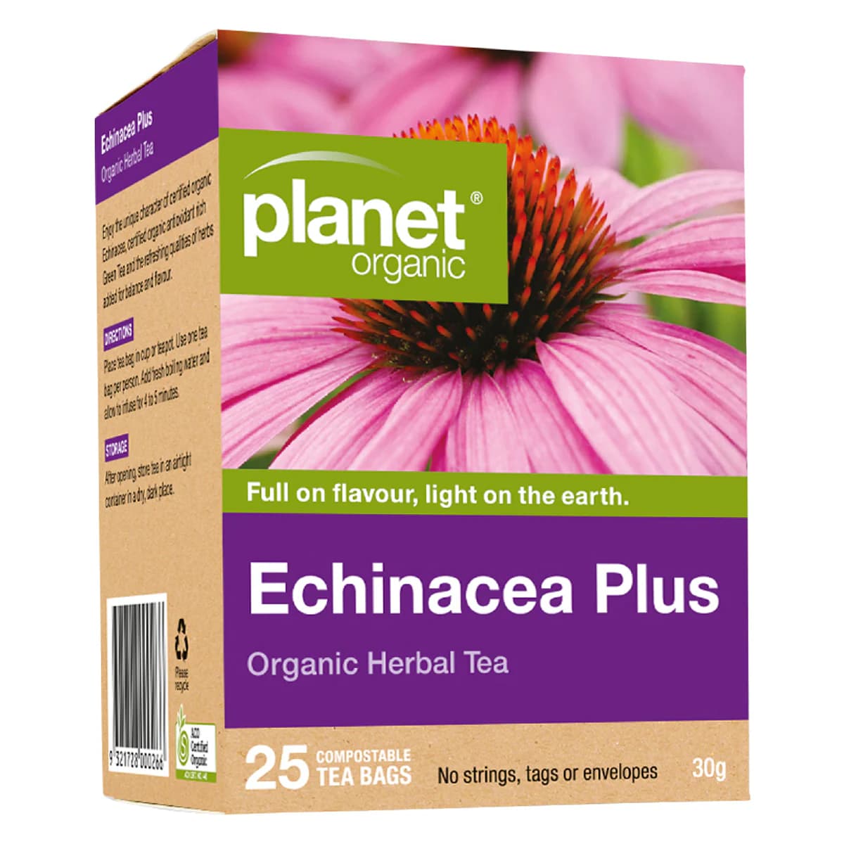 Thumbnail Planet Organic Echinacea Plus Tea 25 Tea Bags