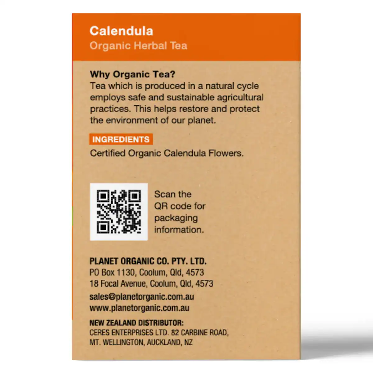 Thumbnail Planet Organic Calendula Herbal Tea Bags 25 Pack
