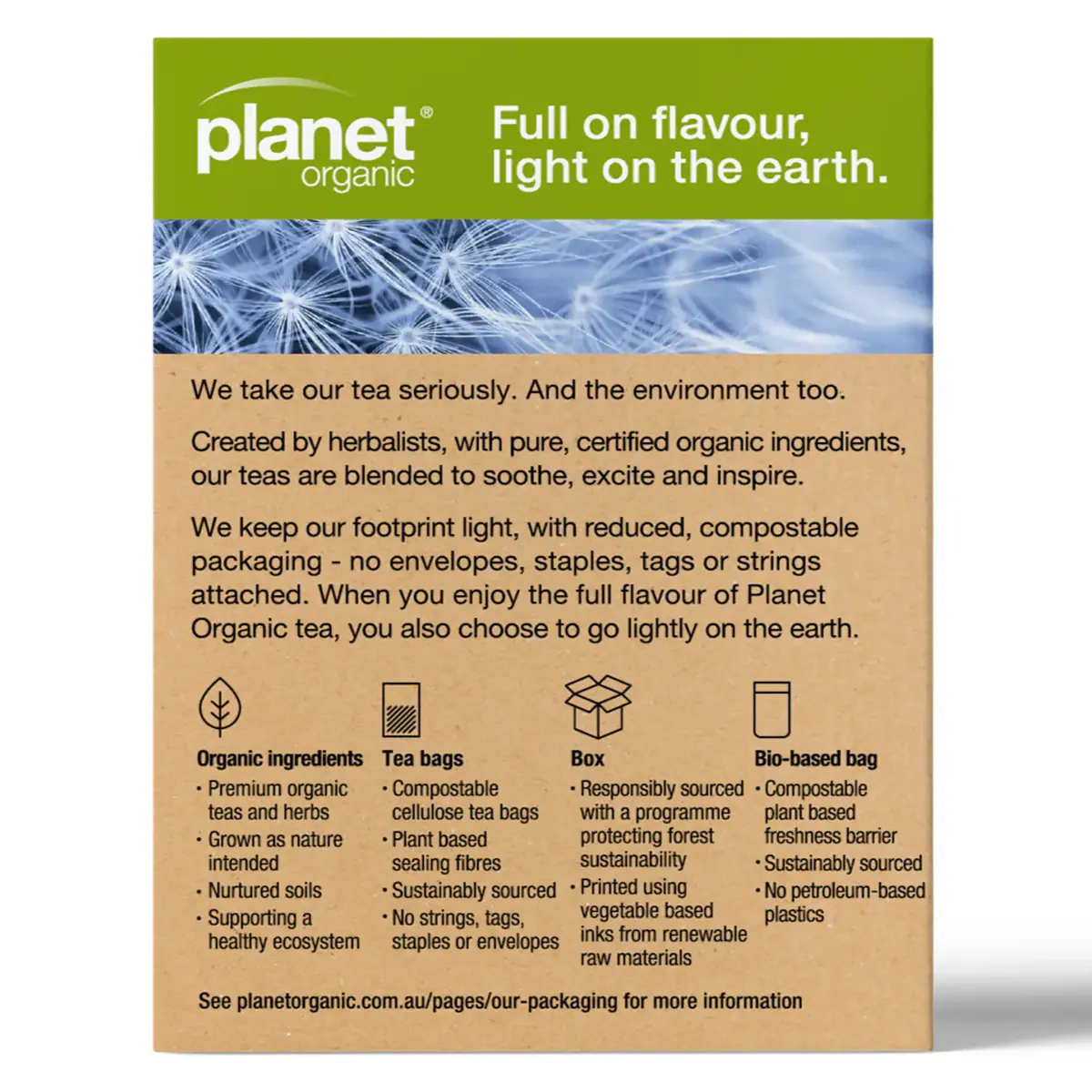 Thumbnail Planet Organic Detox Herbal Tea 25 Tea Bags