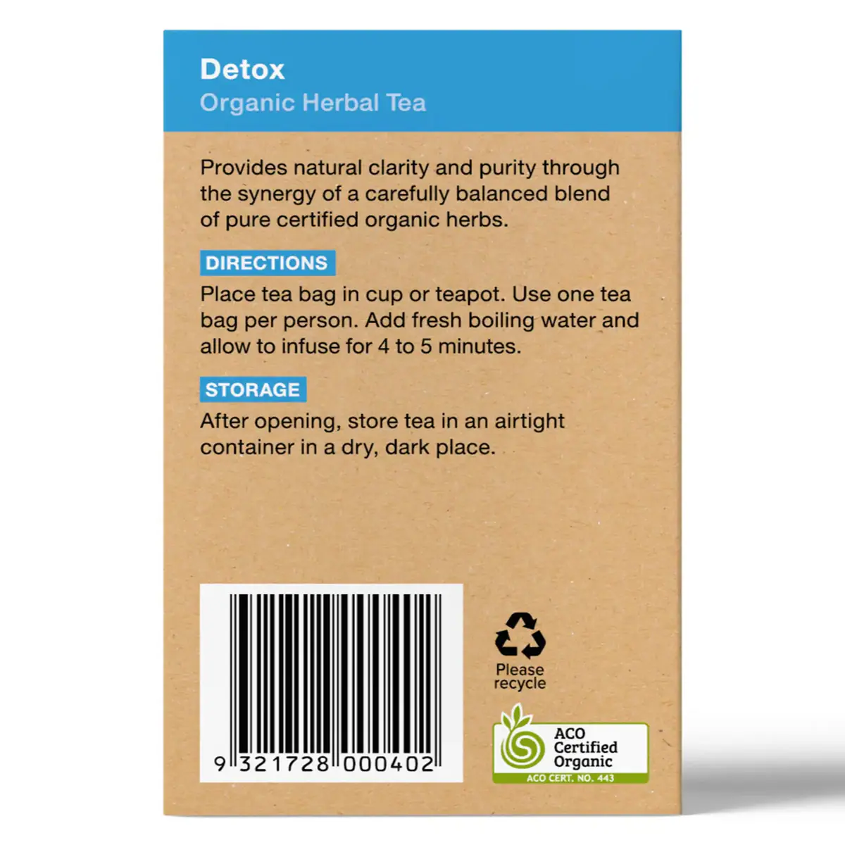 Thumbnail Planet Organic Detox Herbal Tea 25 Tea Bags