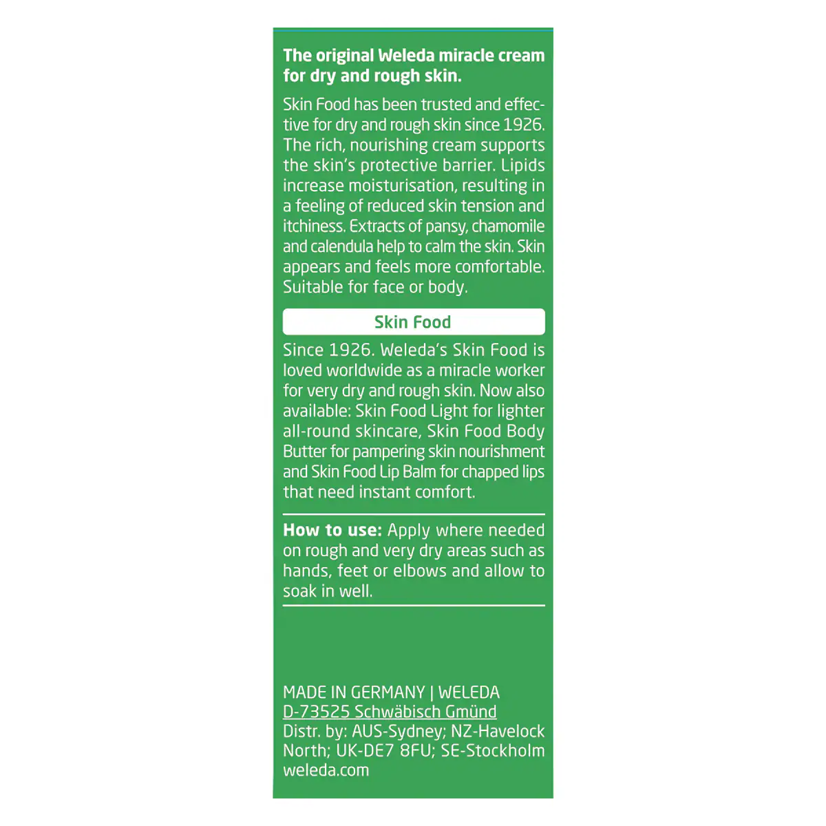 Thumbnail Weleda Skin Food Cream For Face & Body 30ml