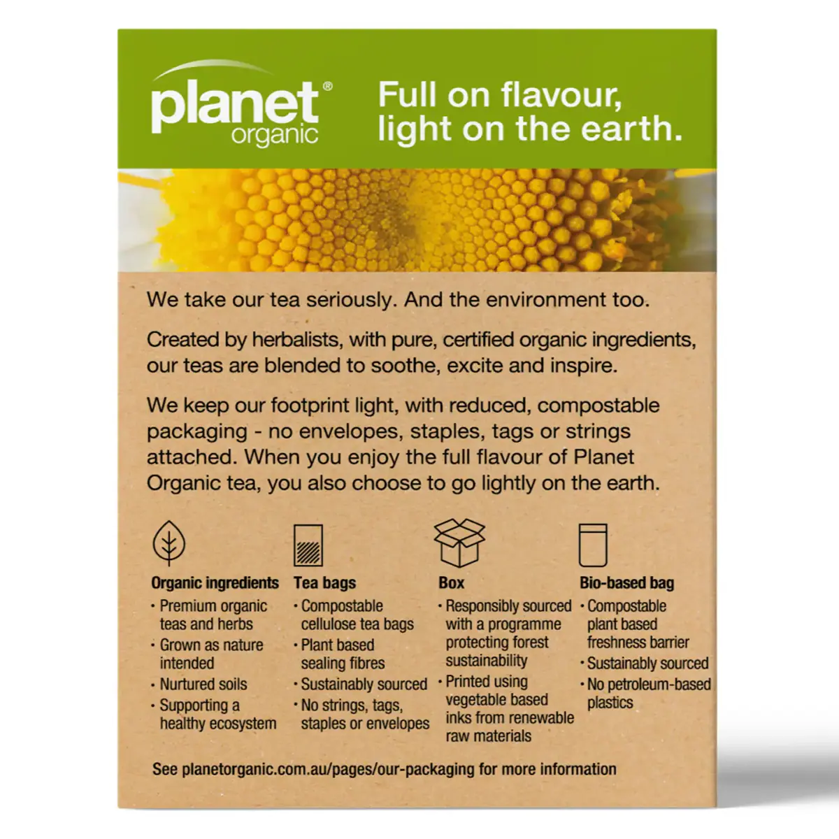 Thumbnail Planet Organic Chamomile Tea 25 Tea bags