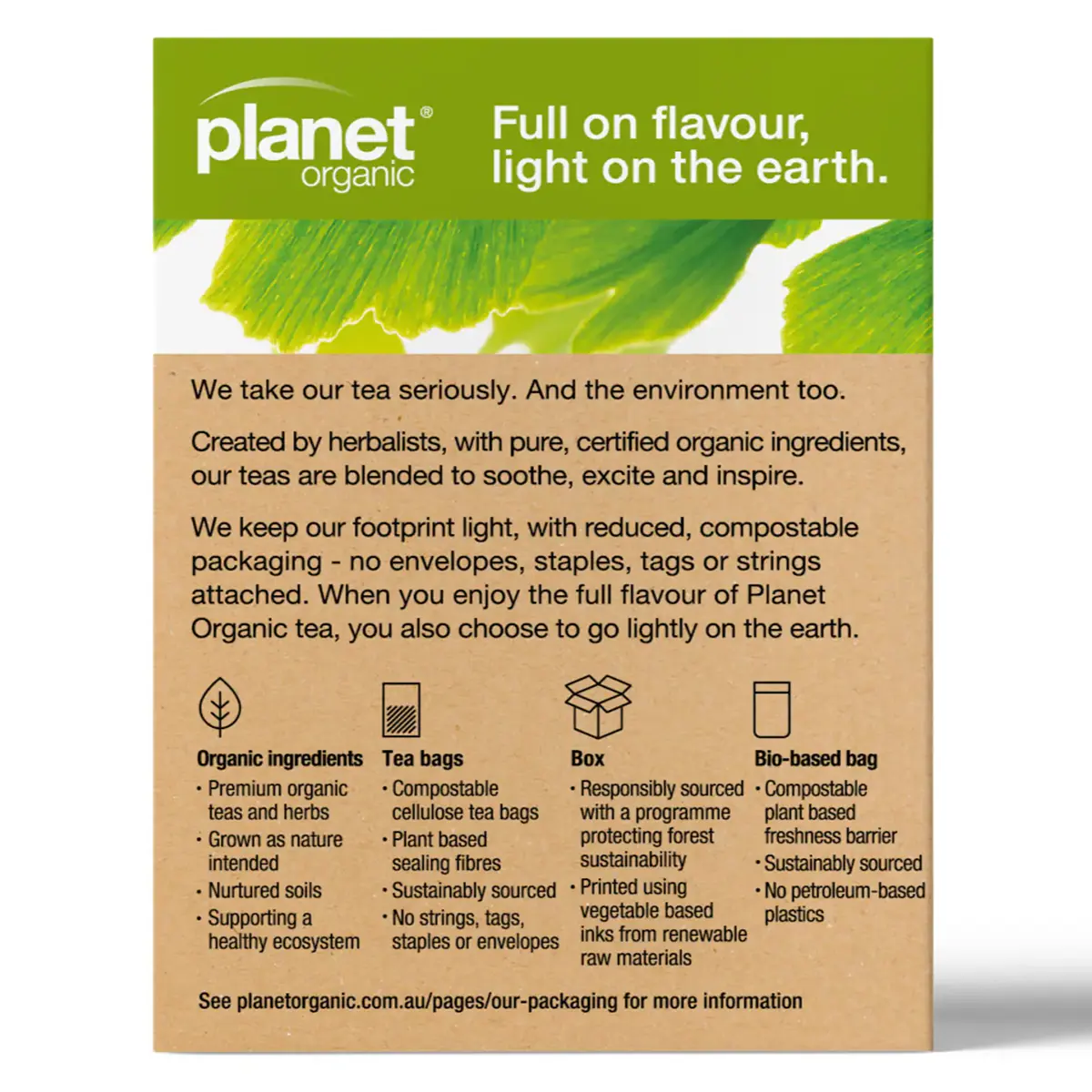 Thumbnail Planet Organic Mental Focus 25 Tea Bags