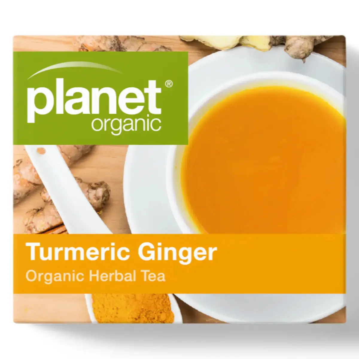Thumbnail Planet Organic Turmeric Ginger 25 Tea Bags