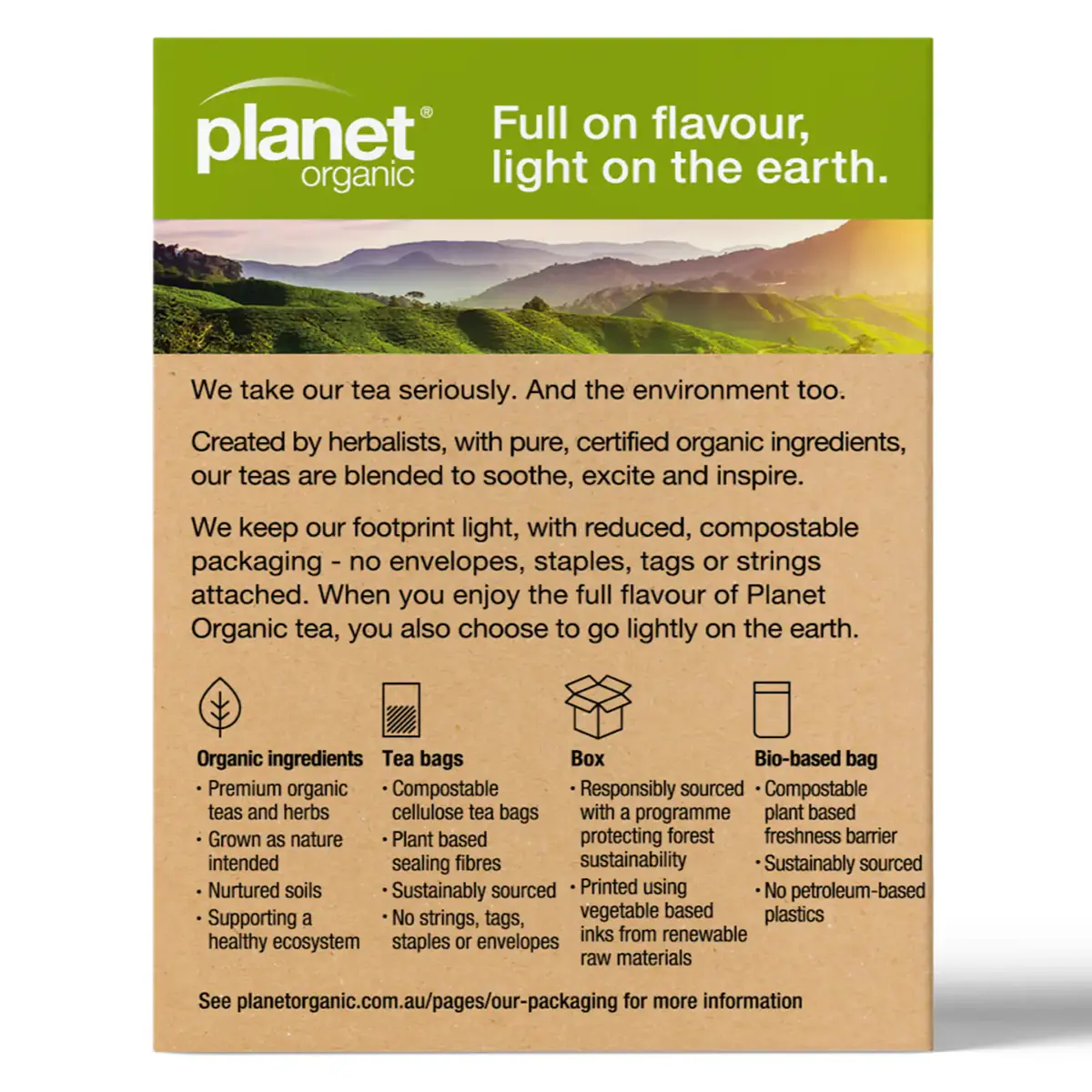 Thumbnail Planet Organic English Breakfast 25 Tea Bags