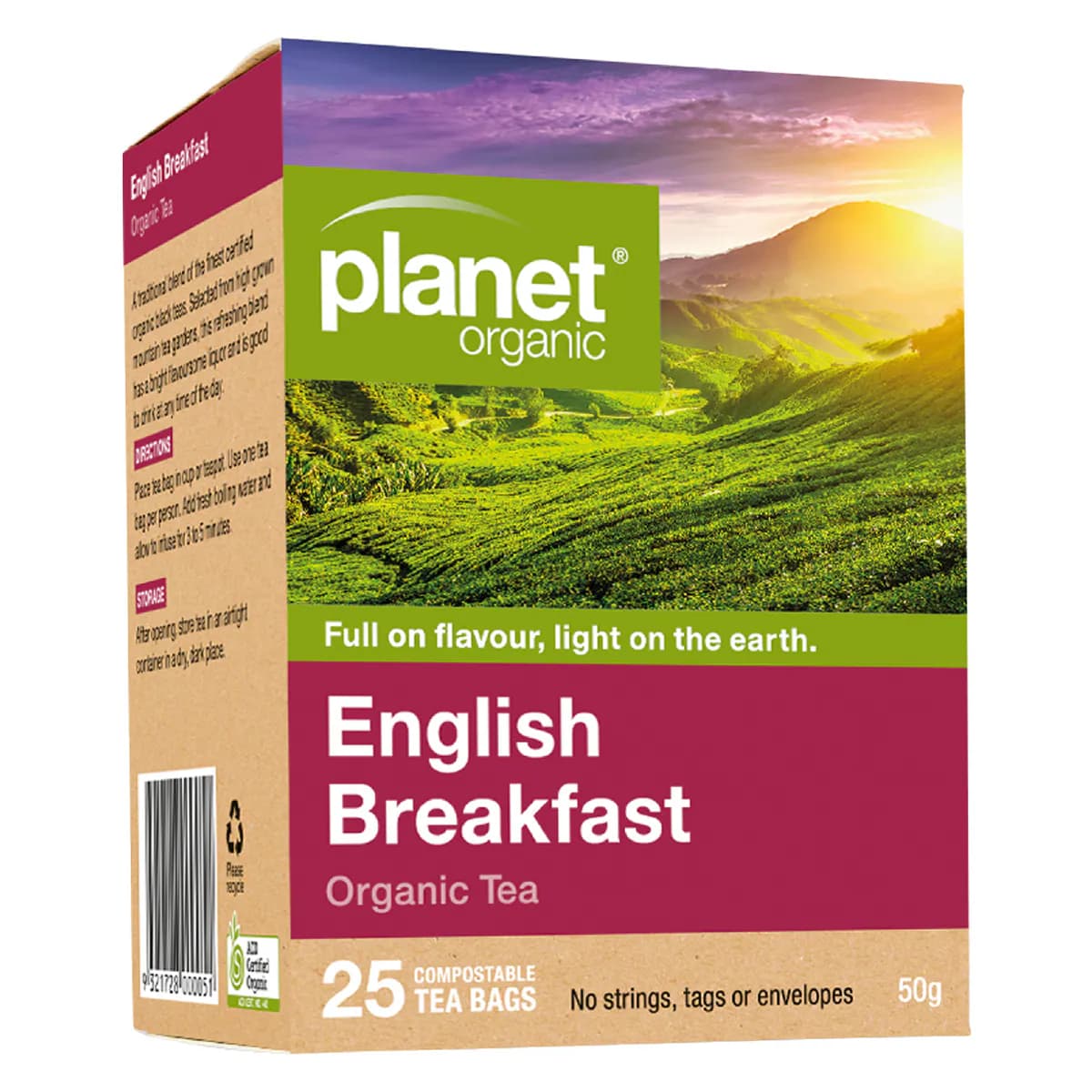 Thumbnail Planet Organic English Breakfast 25 Tea Bags