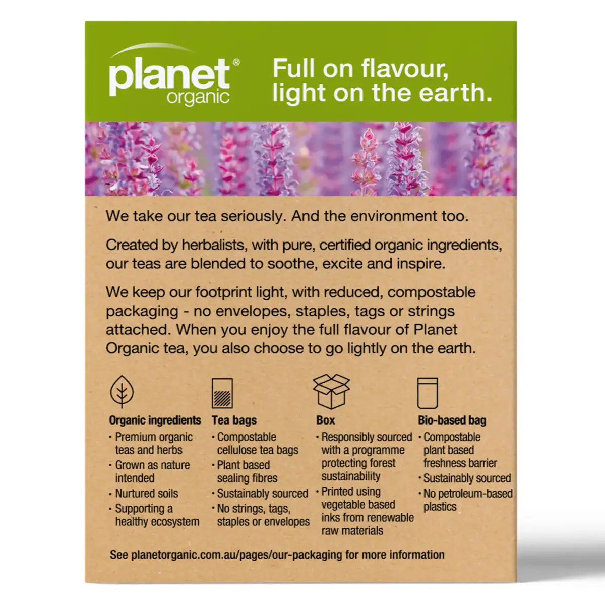 Thumbnail Planet Organic Female Balance Tea Bags 25 Pack