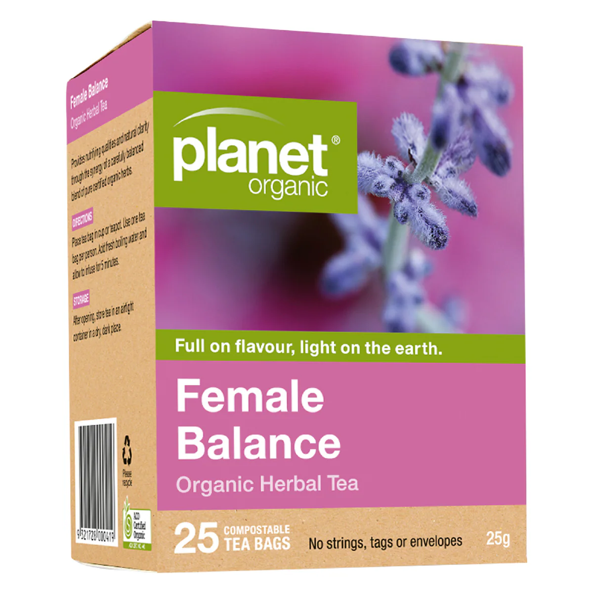 Thumbnail Planet Organic Female Balance Tea Bags 25 Pack