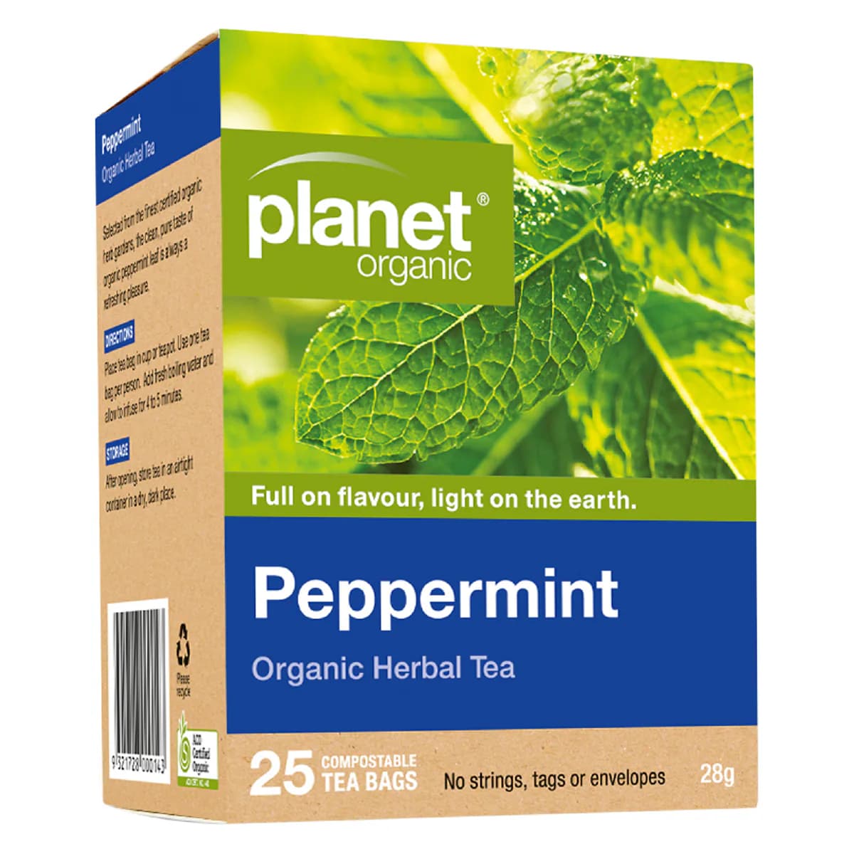 Thumbnail Planet Organic Peppermint Tea 25 Tea Bags