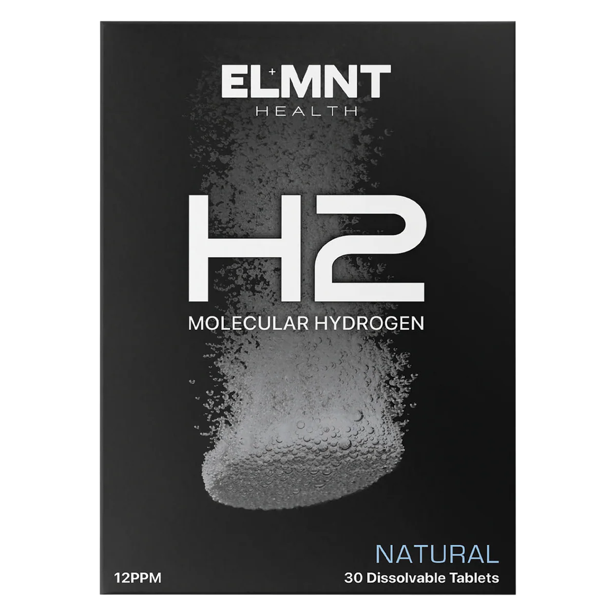Thumbnail Elmnt Health H2 Molecular Hydrogen Water Tablets Natural 30 Pack