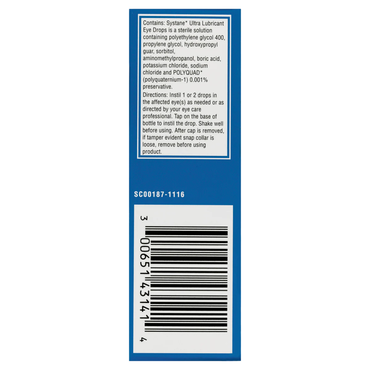Thumbnail Systane Ultra Lubricant Eye Drops 2 x10ml