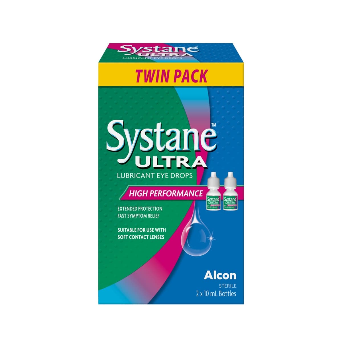Thumbnail Systane Ultra Lubricant Eye Drops 2 x10ml