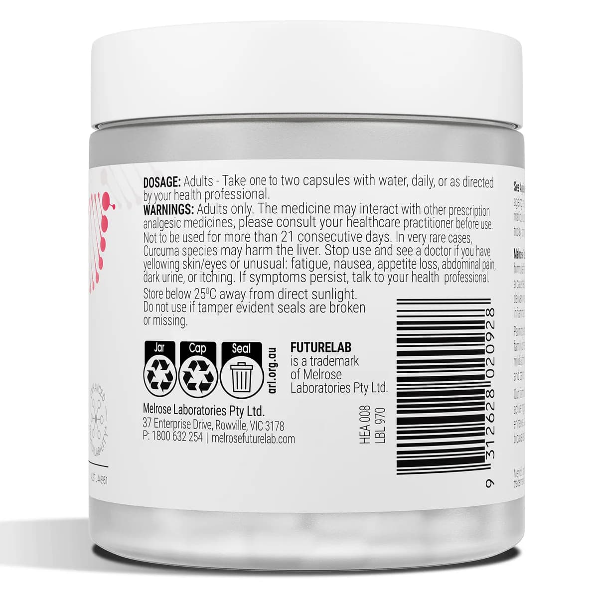 Thumbnail Melrose Futurelab Inflammation Modulator 30 Capsules