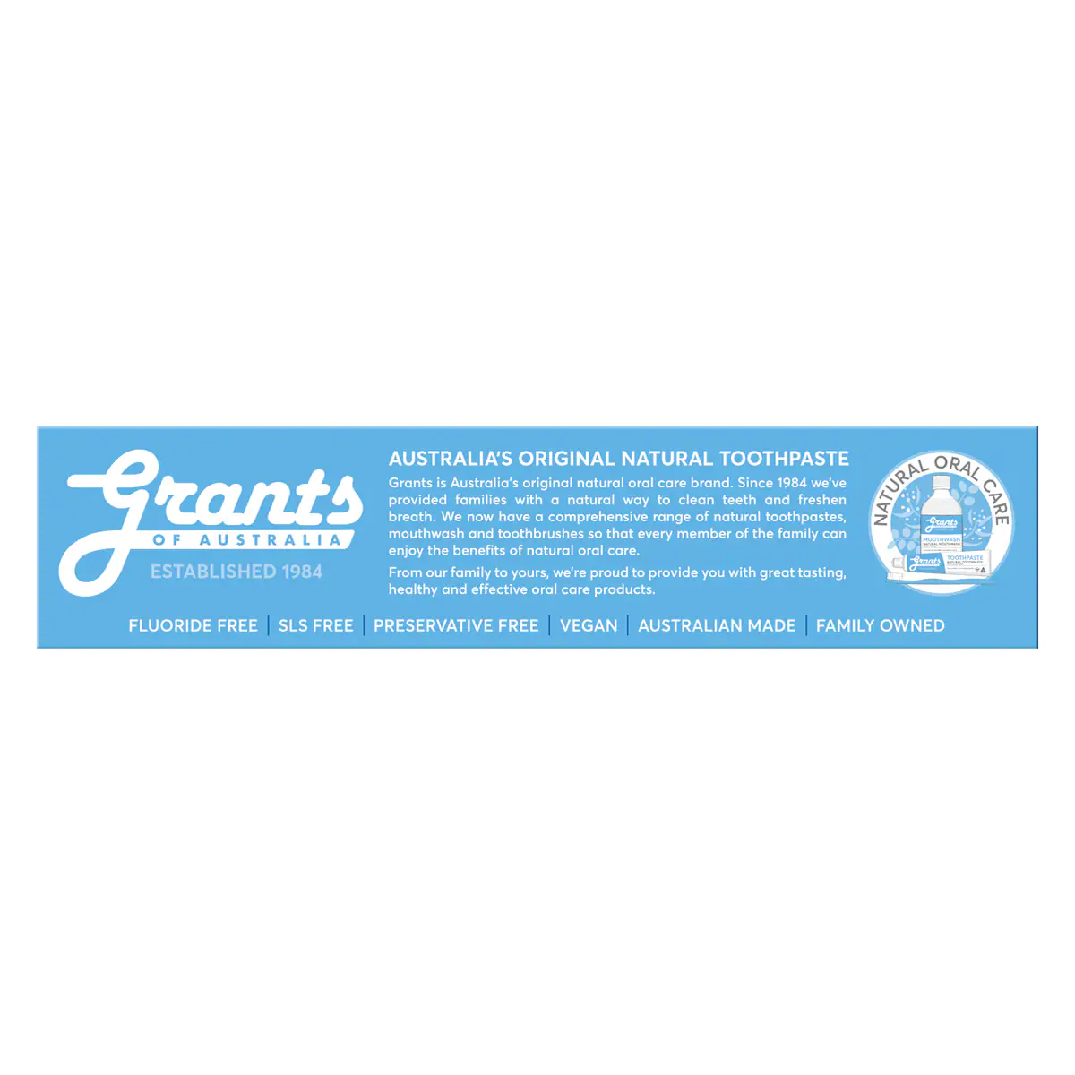 Thumbnail Grants Extra Fresh +HA Natural Toothpaste 110g