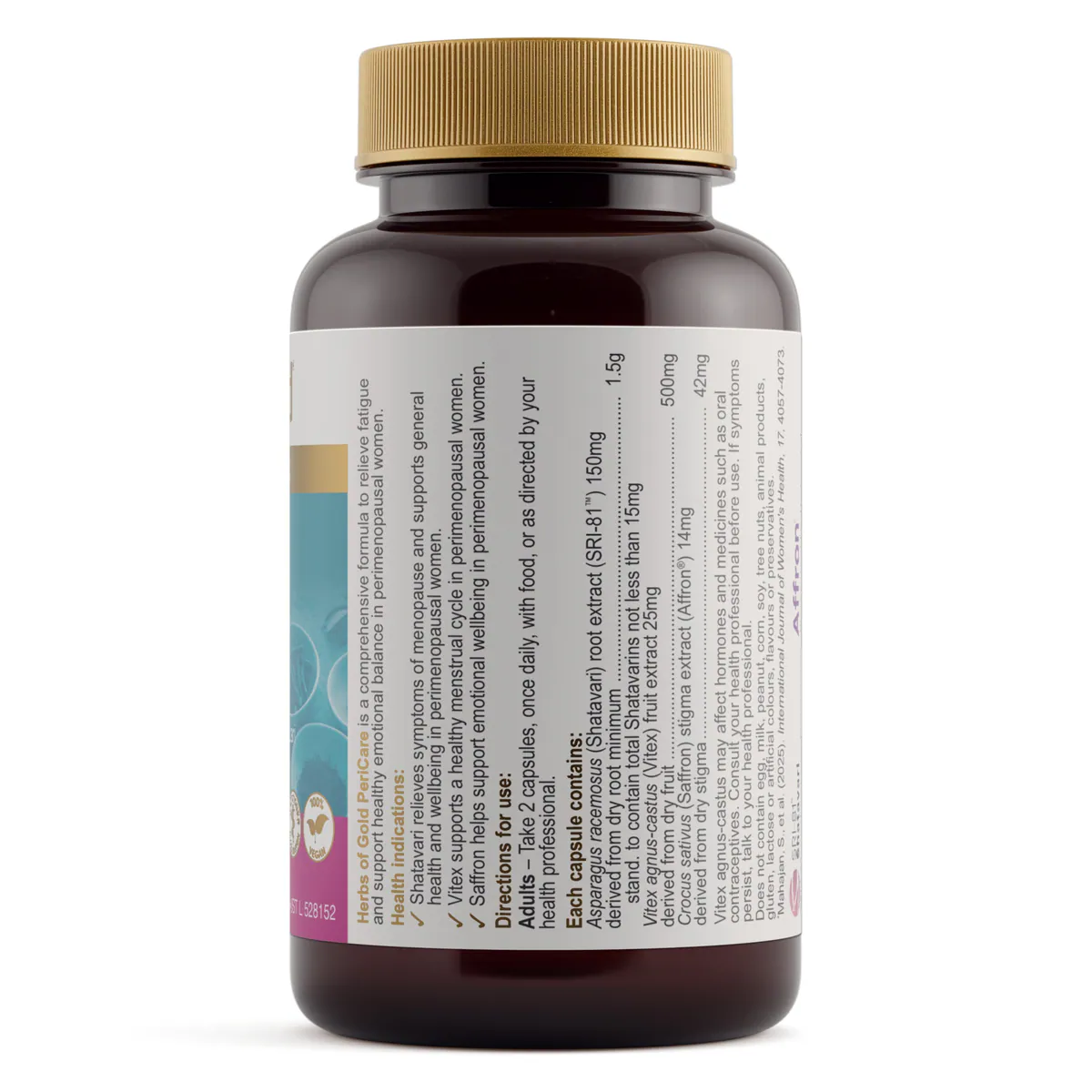 Thumbnail Herbs Of Gold PeriCare Perimenopause Support 60 Capsules