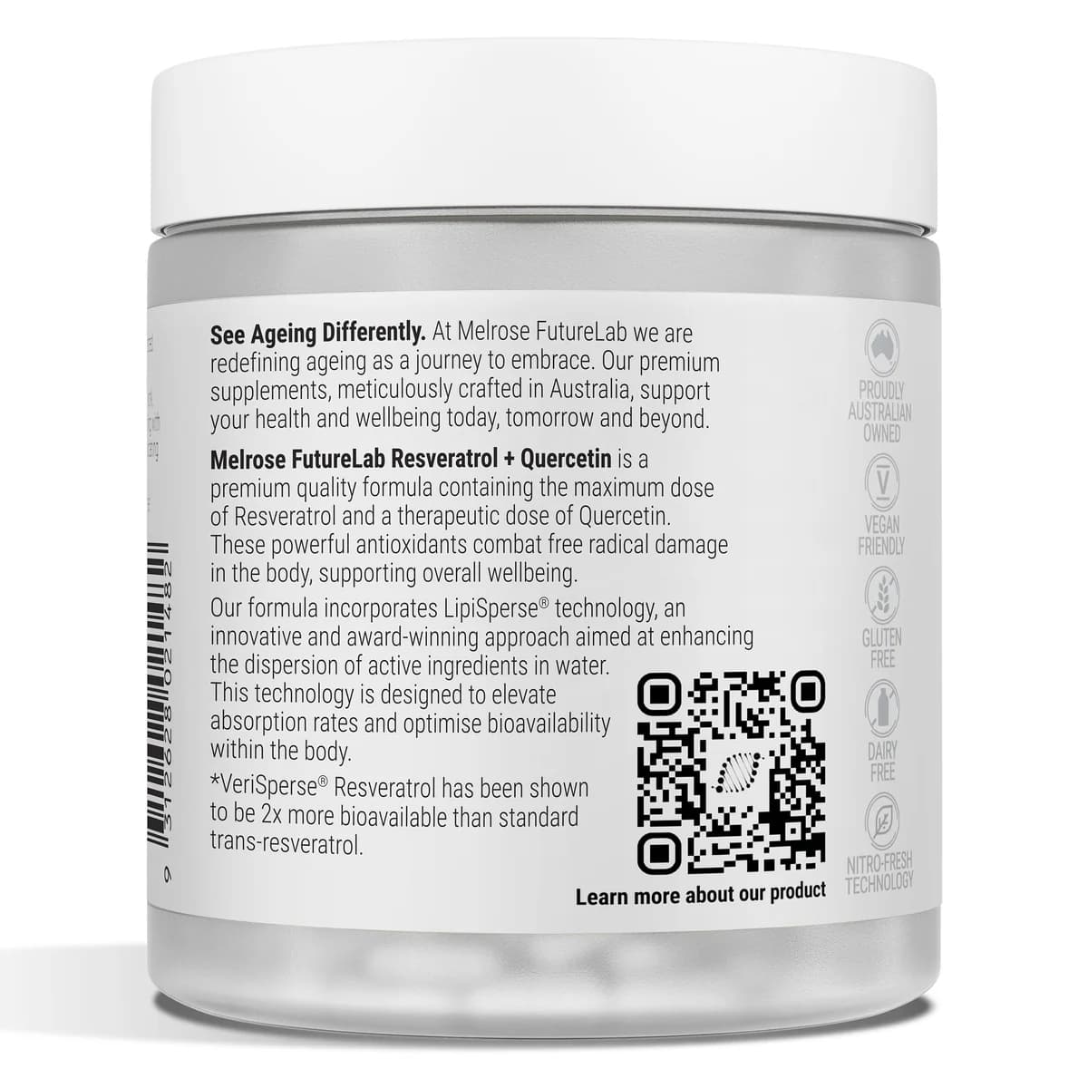 Thumbnail Melrose Futurelab Resveratrol + Quercetin 30 Capsules