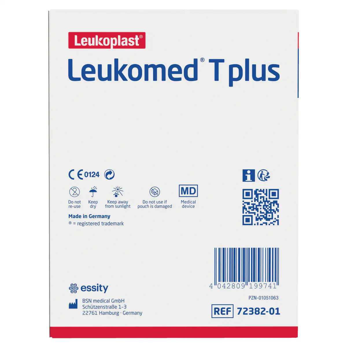 Thumbnail Leukomed T Plus Waterproof Dressing 8cm x 10cm Single