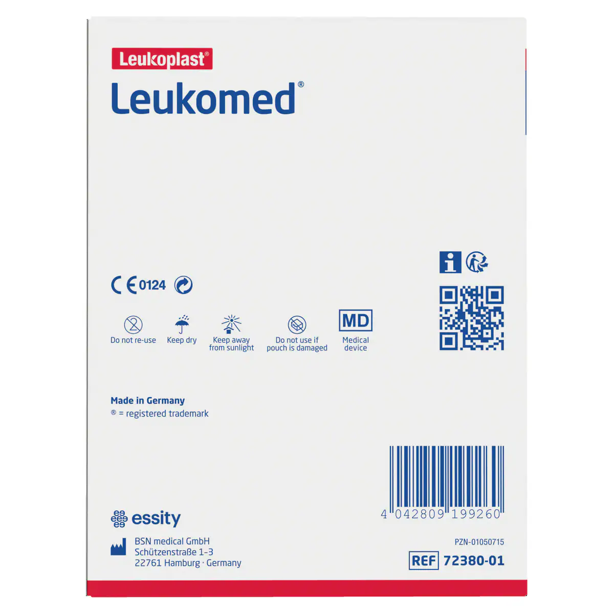 Thumbnail Leukomed Absorbent Wound Dressing 8cm x 10cm (1 dressing only)