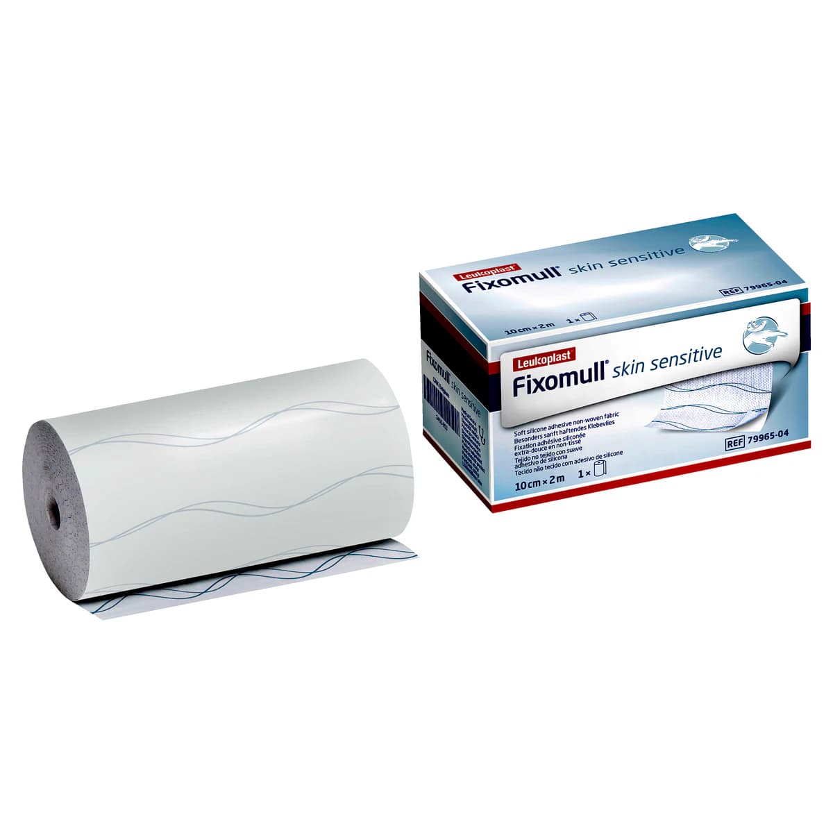 Thumbnail Fixomull Skin Sensitive Silicone Adhesive 10cm x 2m 1 Roll