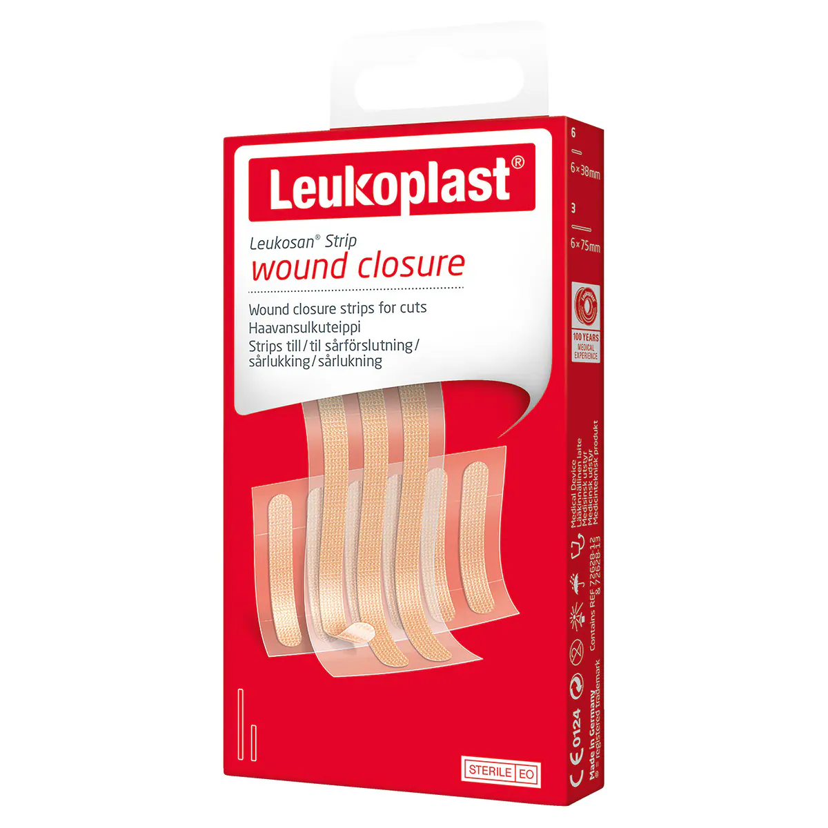 Thumbnail Leukosan Wound Closure Strips Assorted 9 Pack