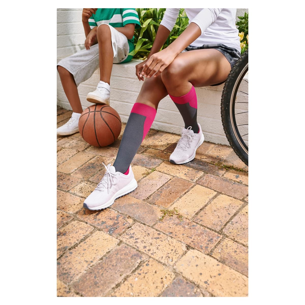 Thumbnail Jobst Sport Compression Socks Unisex 15-20 mmHg Pink L