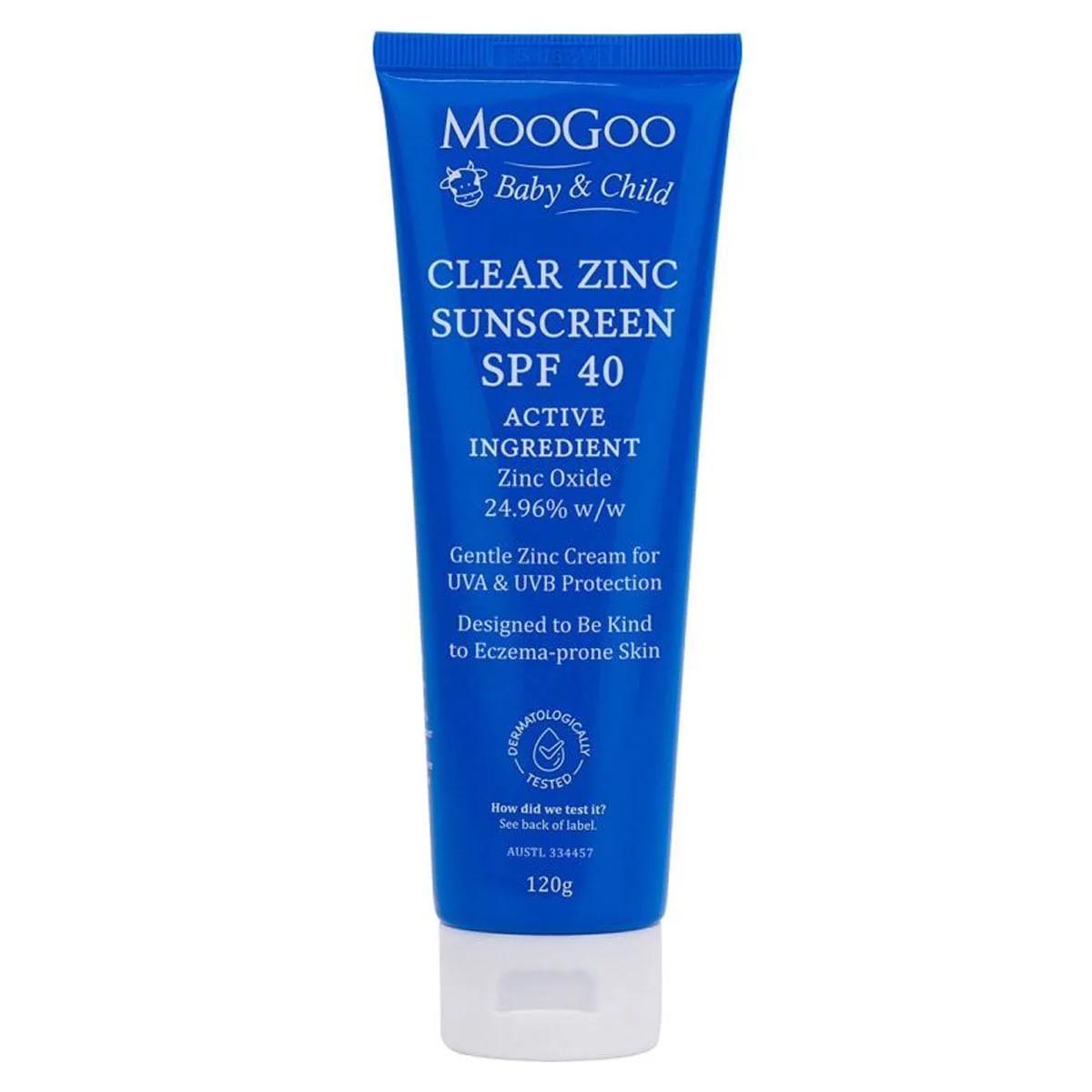 Thumbnail MooGoo Baby & Child Clear Zinc Sunscreen SPF40 120g