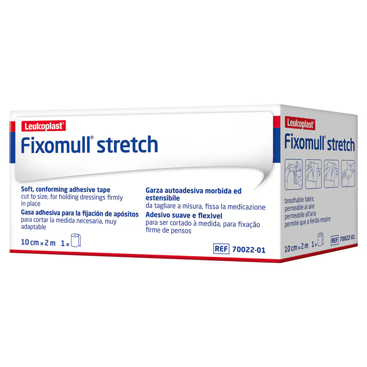 Thumbnail Fixomull Low Allergy Stretch Tape 10cm x 2m