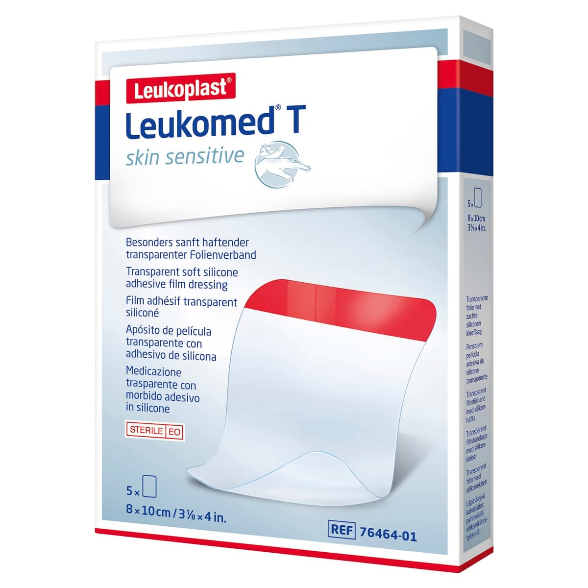 Thumbnail Leukoplast Leukomed T Skin Sensitive 5cm x 7.2cm 5 Pack