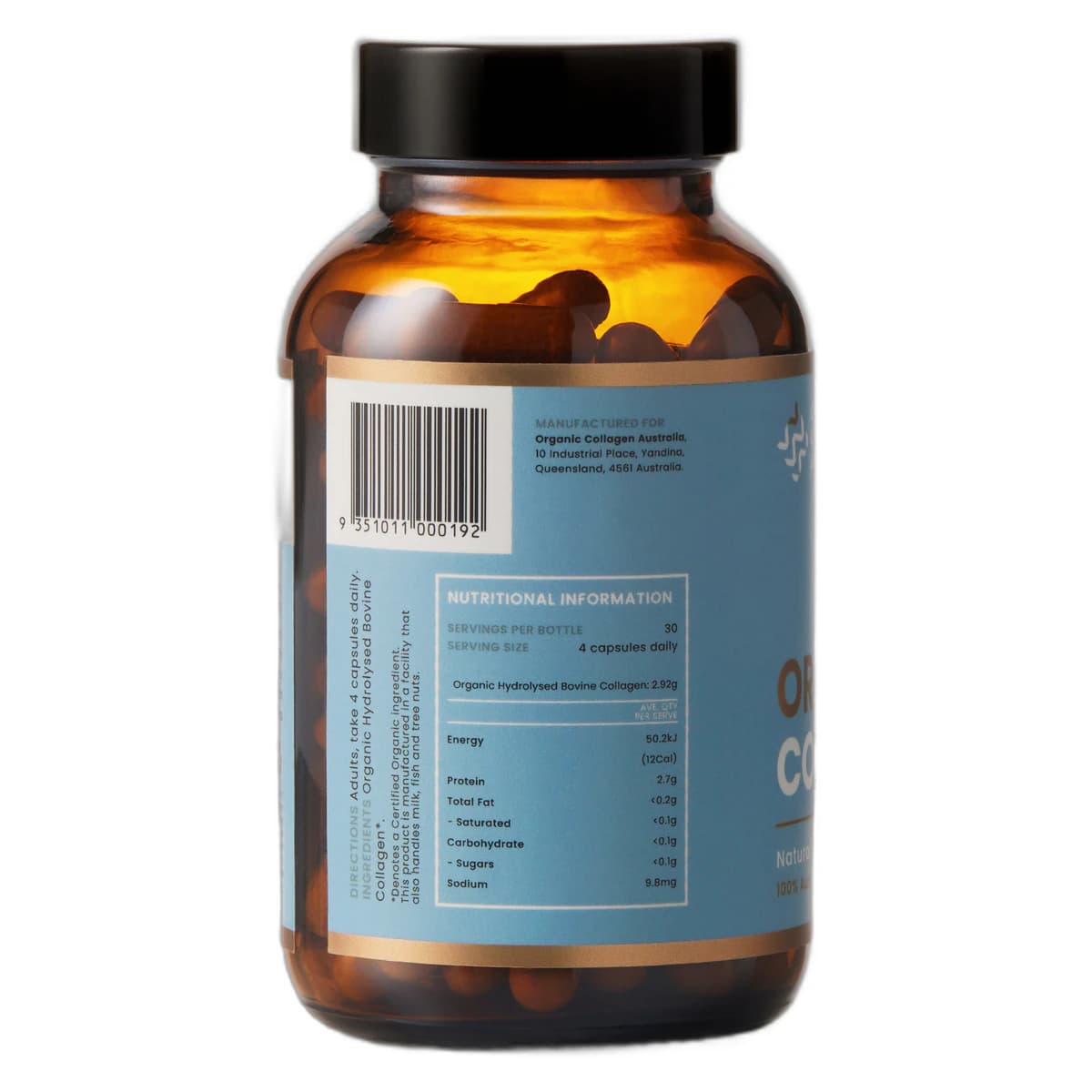 Thumbnail Organic Collagen Australia Organic Hydrolysed Collagen 120 Capsules