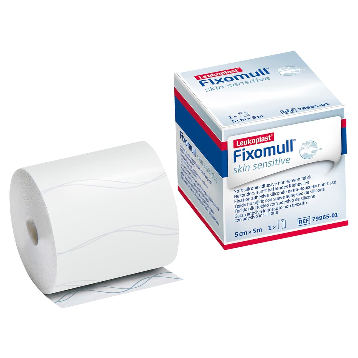 Thumbnail Fixomull Skin Sensitive Silicone Adhesive 5cm x 5m 1 Roll
