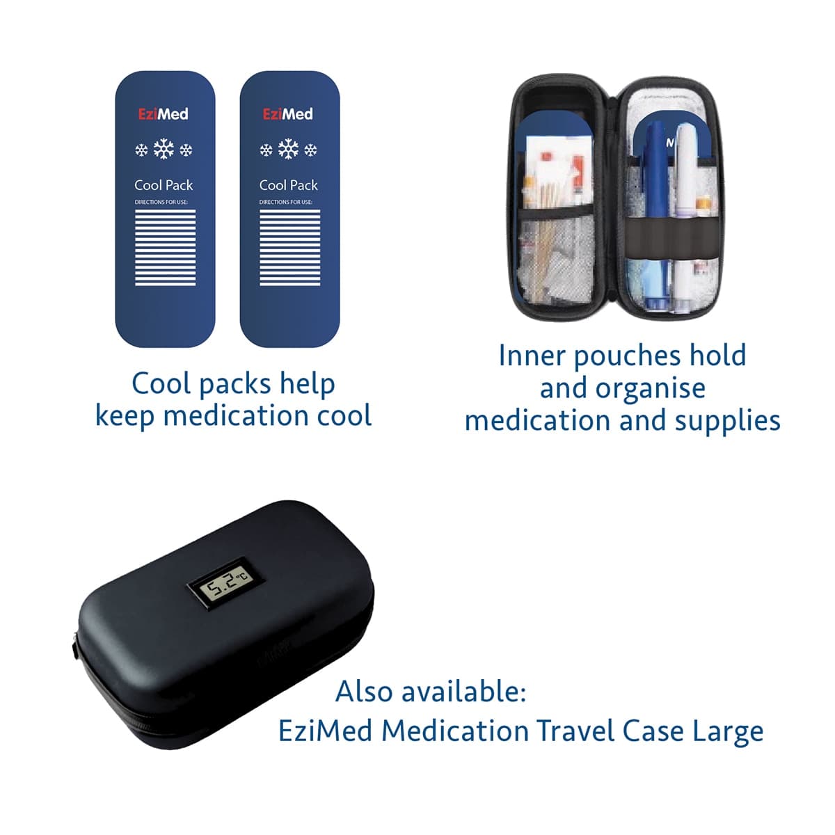 Thumbnail Ezimed Insulated Medication Travel Case Small