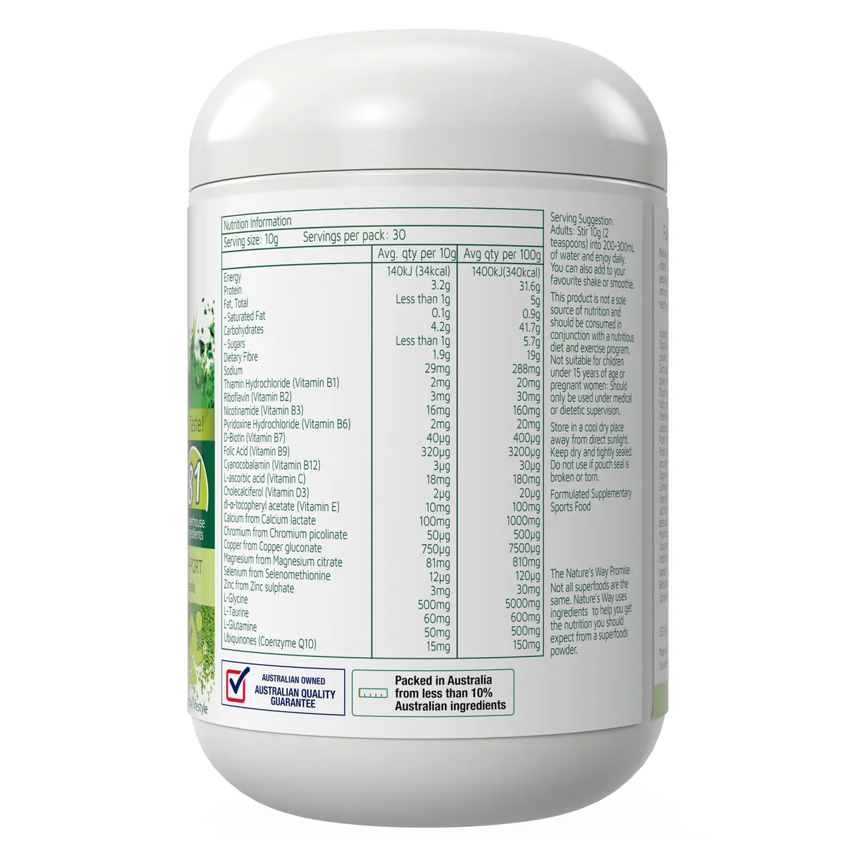Thumbnail Nature's Way Green + Superfood Powder 300g