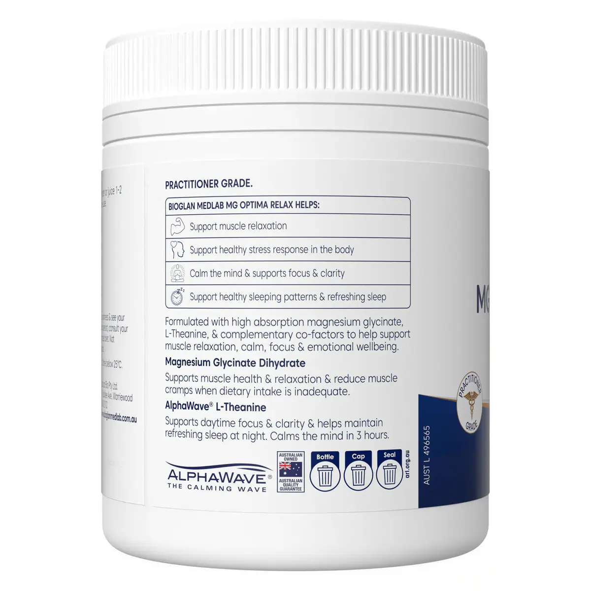 Thumbnail MedLab Mg Optima Relax Powder 150g