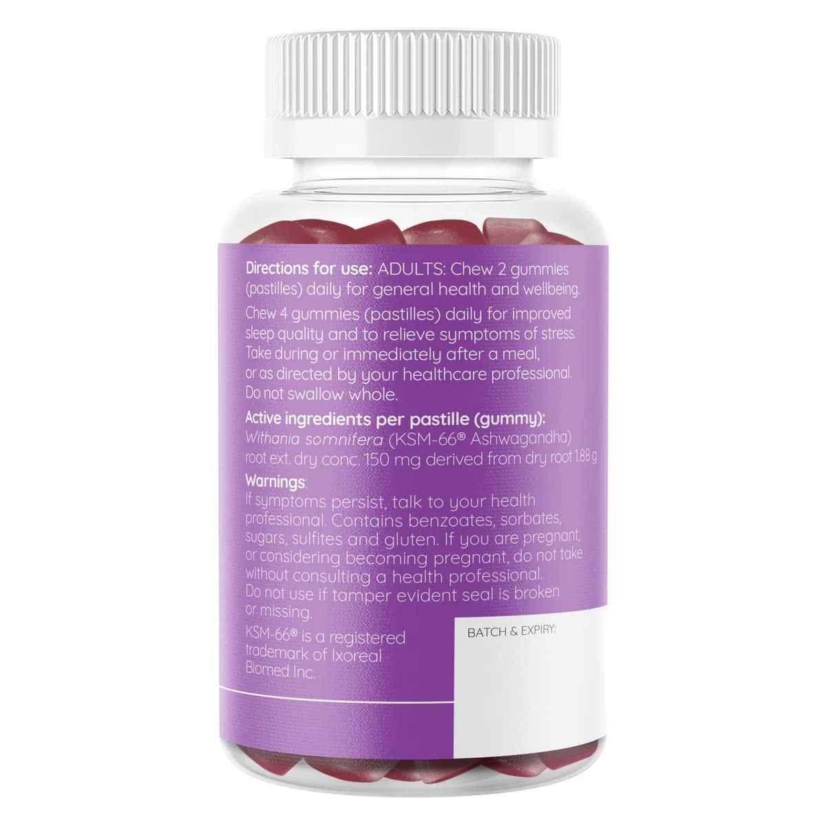 Thumbnail Healthcarebear Ashwagandha Gummies 50 Pack