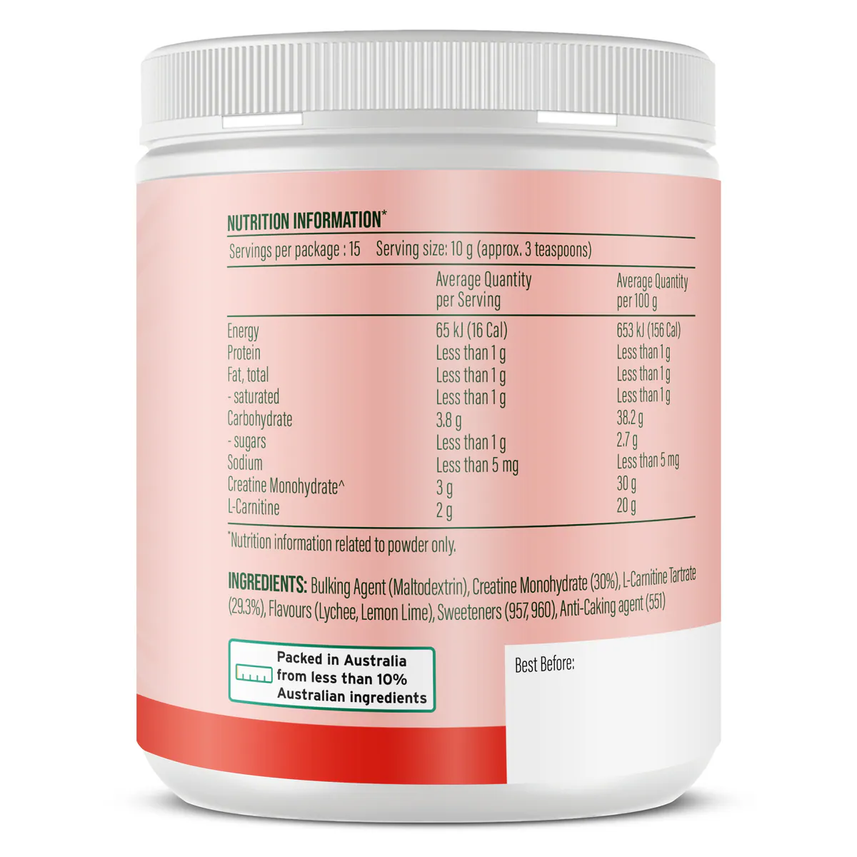 Thumbnail Life Botanics Shred + Creatine 150g