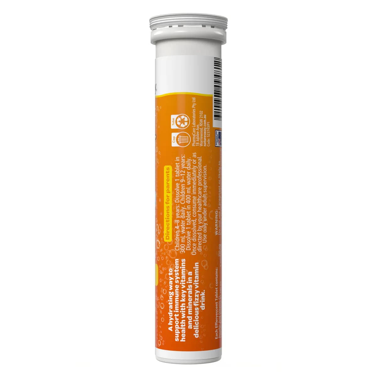 Thumbnail Nature's Way Kids Smart Vit C+ Zinc Effervescent Tablets 15 Pack