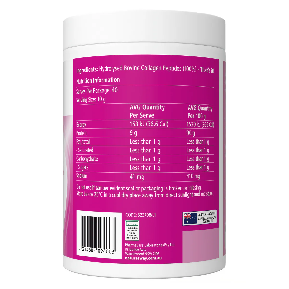 Thumbnail Nature's Way Collagen Peptides Powder 400g